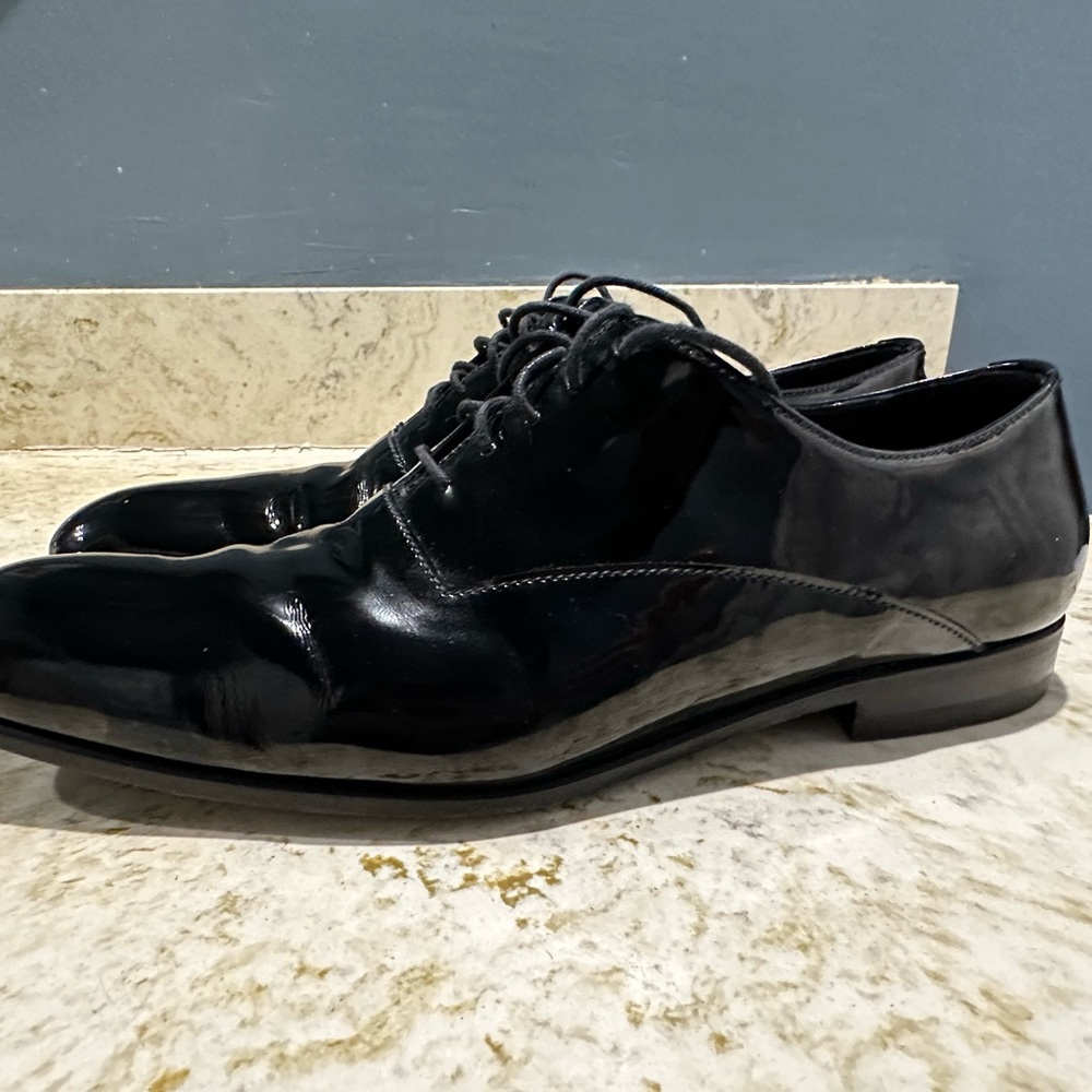 Prada Brushed Leather Laced Oxford Shoes - Picture 3 of 11